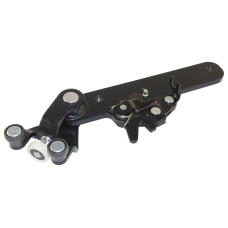 Ролик правих зсувних дверей нижній у зборі з клямкою GP Fiat Doblo 2 (518157893A033)