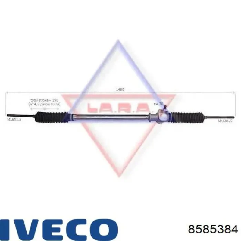 Рульова рейка без гідропідсилювача Iveco GP ORK8585384
