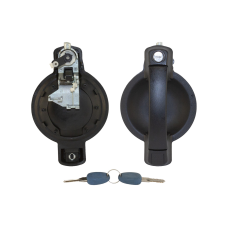 Ручка зсувний права зовнішня (735309961) +личинка +2 ключа GP Fiat Doblo 1 (735309961WK)