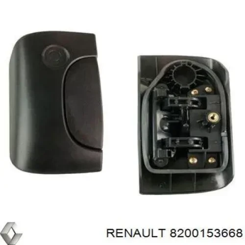 Ручка задня зовнішня орні Miraglio Renault Kangoo 1 (8200153668) (MG80528SC) Ручка задня зовнішня орні Miraglio Renault Kangoo 1 (8200153668) (MG80528SC)