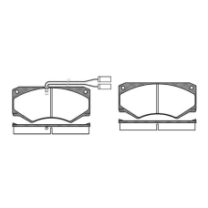 Колодки гальмівні передні Iveco DAILY E1 E2 49-10 49-12 85-96