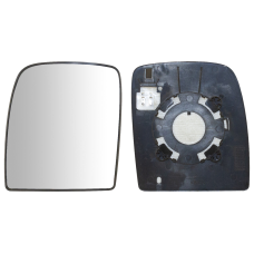 Вкладиш зеркала GP Peugeot Expert 2 лівий верхній з підігрівом